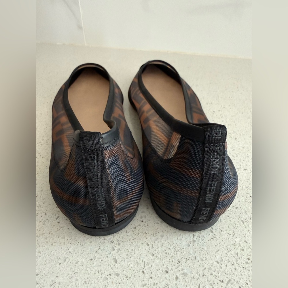 Fendi Fendi FF Mesh Ballet Flats Size EU 36.5 US 6.5 - Picture 6 of 9